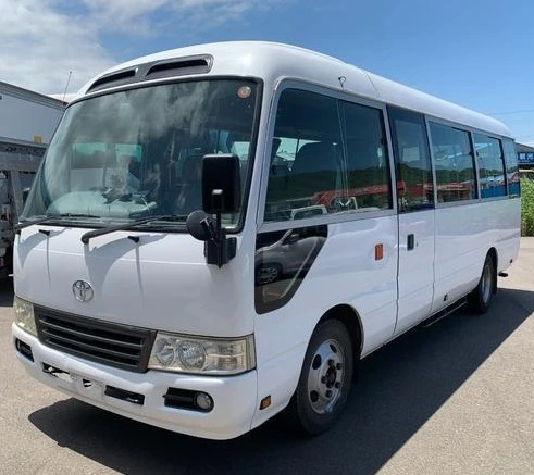 Toyota Coaster White 2012 image 6